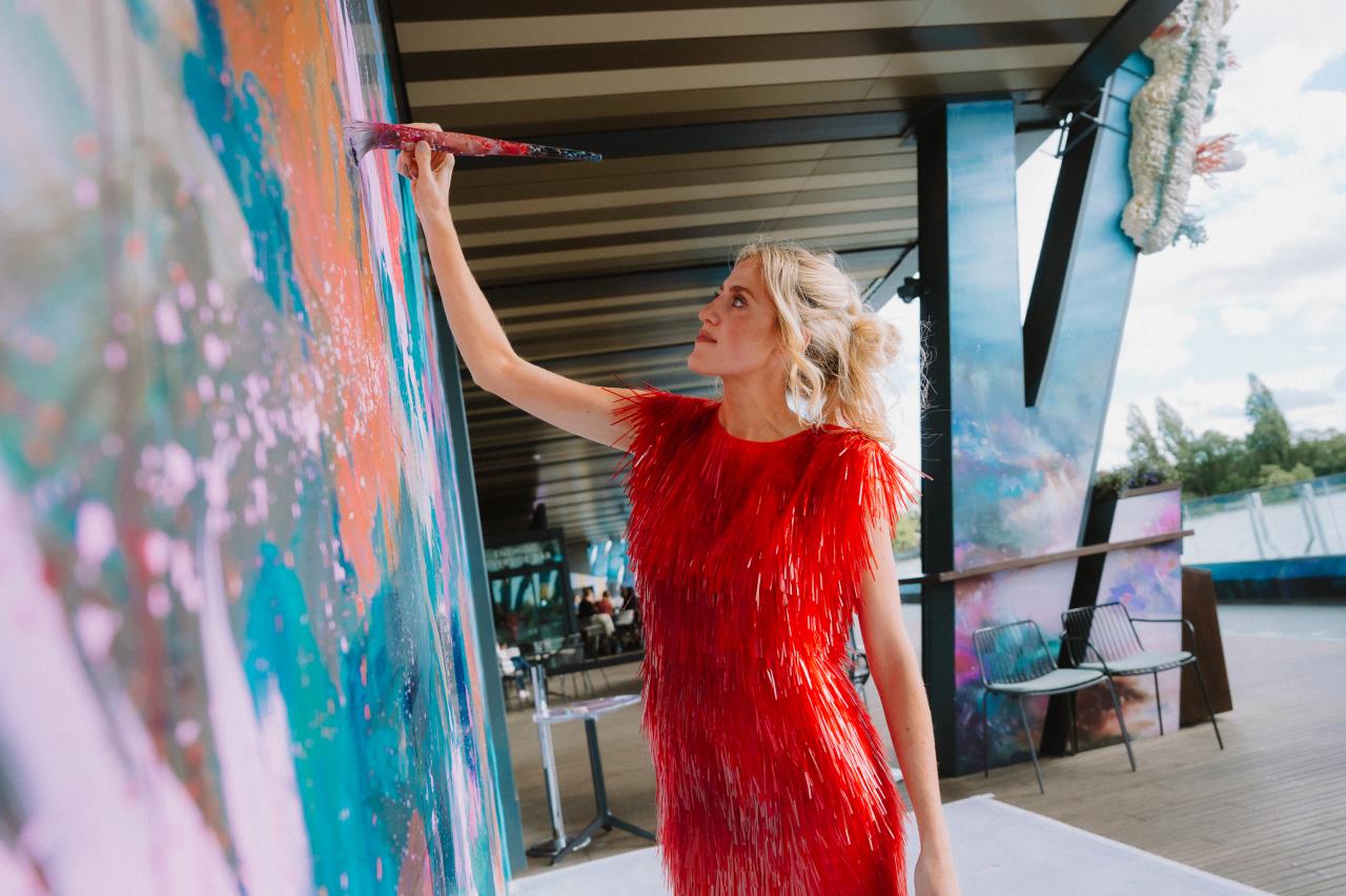 Event media for Sophie Tea Live Painting at Fulham Pier 