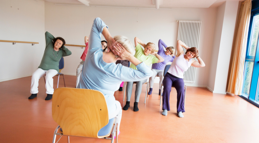 Event media for Chair and Mat Yoga 
